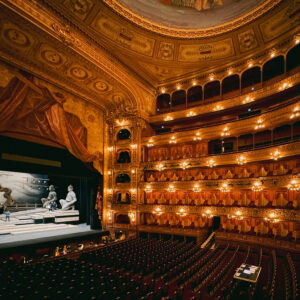 Innenraum eines Opernhauses oder Theaters